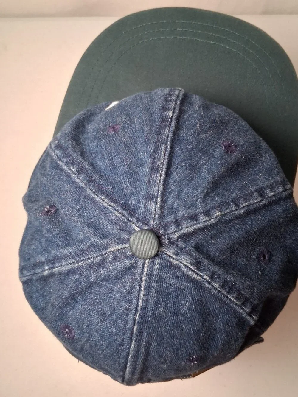 Vintage 1990s Snap On Tools Cap Hat Swingster Denim Strap Back Tool Mechanic NEW